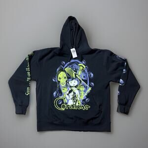 Coraline Group Tonal Print Hoodie Size X-LARGE New With Tags
